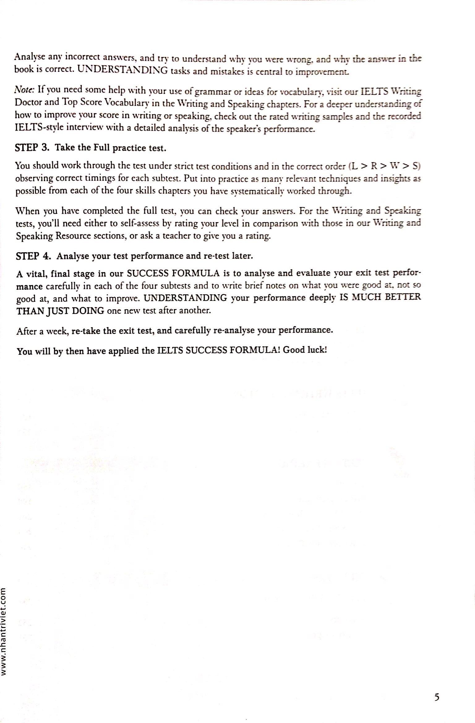 IELTS Success Formula Academic (Kèm CD)