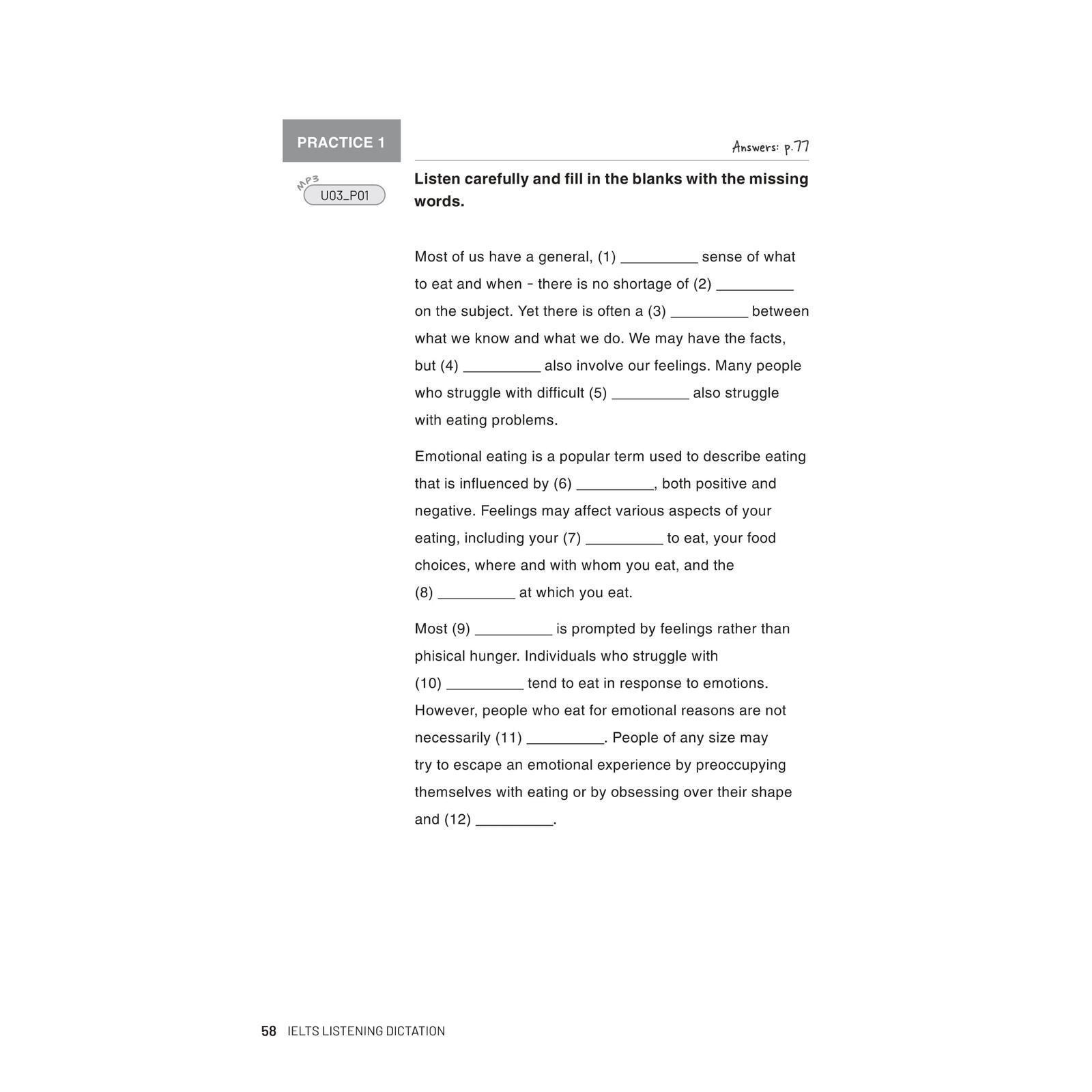 IELTS Listening Dictation - Bản Quyền