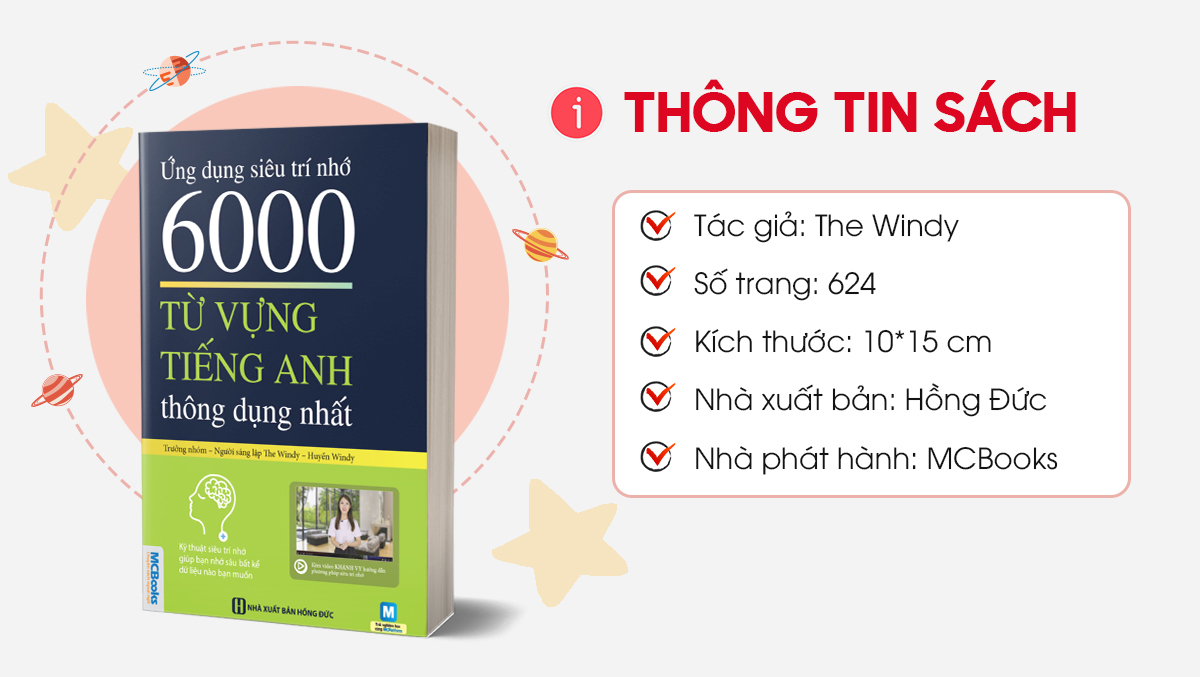 Ứng Dụng Siêu Trí Nhớ 6000 Từ Vựng Tiếng Anh Thông Dụng Nhất (Tặng kèm Bookmark PL)