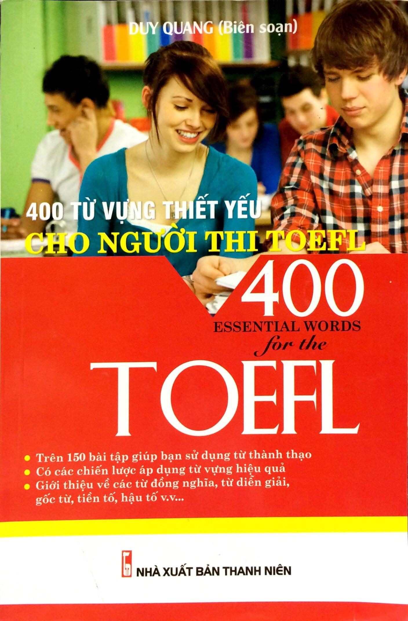 400 Từ Vựng Thiết Yếu Cho Người Thi TOEFL