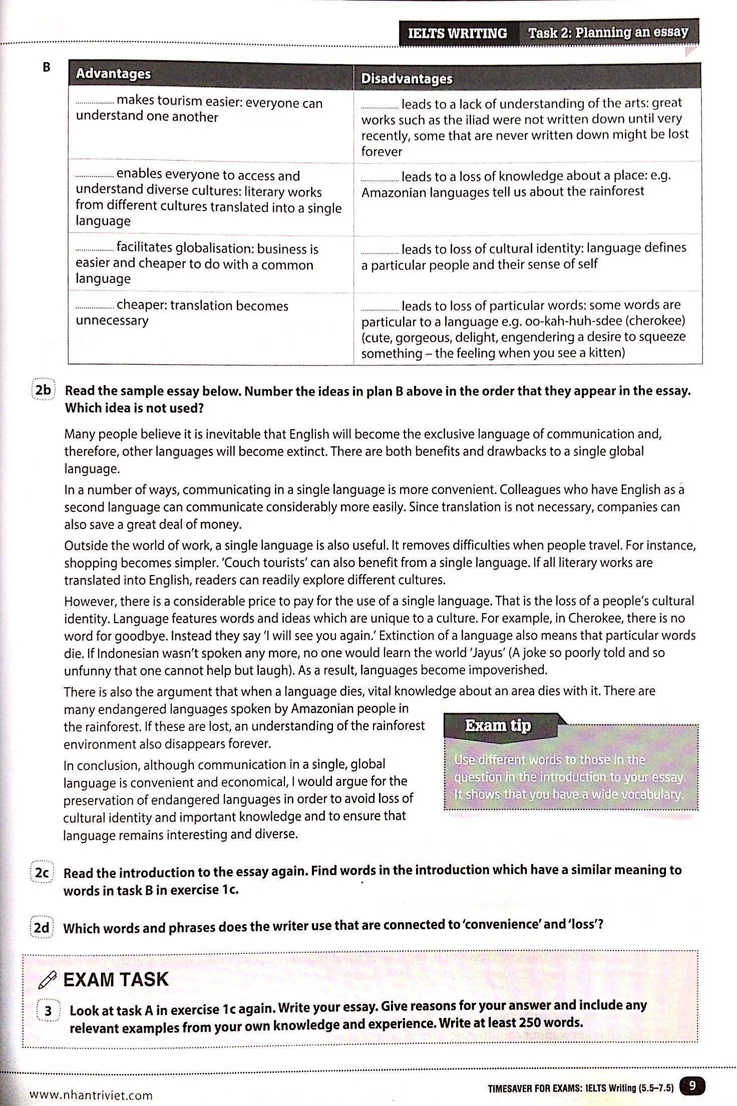 Timesaver For Exams - IELTS Writing 5.5 - 7.5