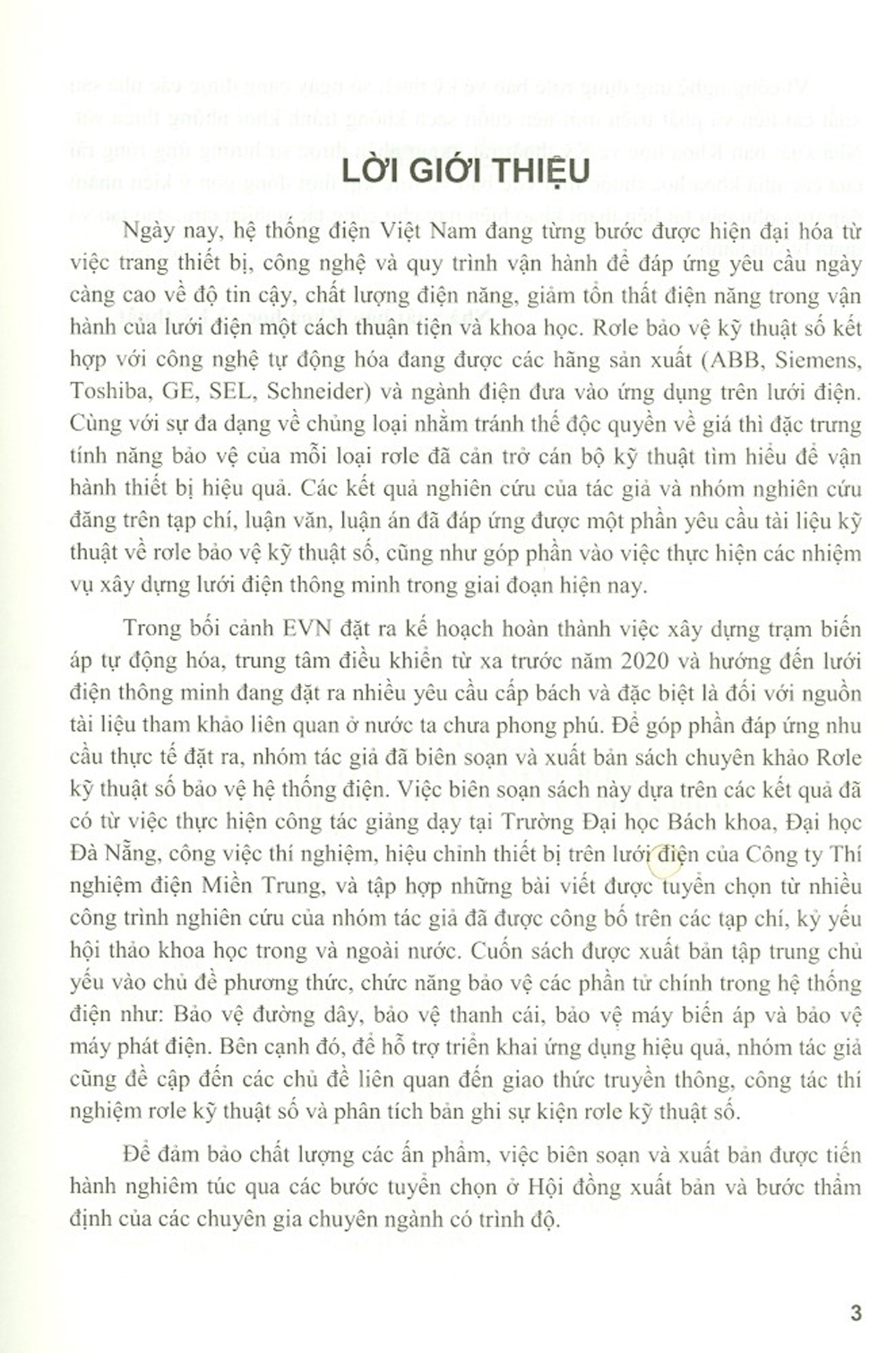 Rơle Kỹ Thuật Số Bảo Vệ Hệ Thống Điện - Sách chuyên khảo (Tái bản lần thứ 3 có bổ sung, chỉnh sửa)