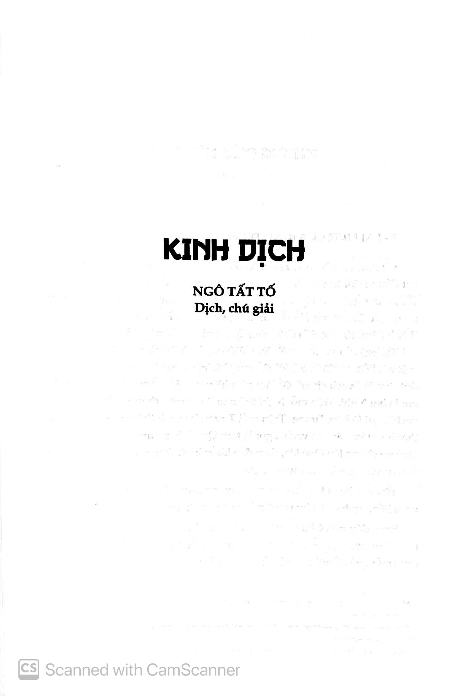 Kinh Dịch (Trọn Bộ)
