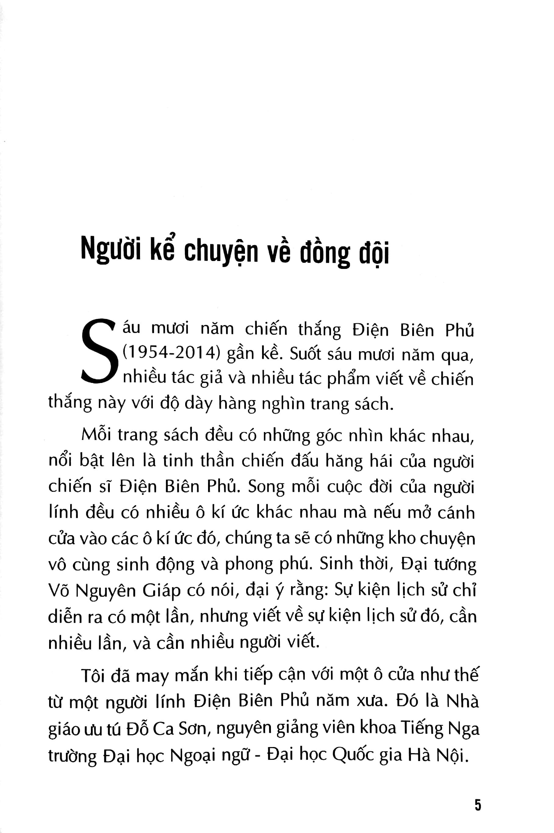 Người Lính Điện Biên Kể Chuyện (Tái Bản 2022)