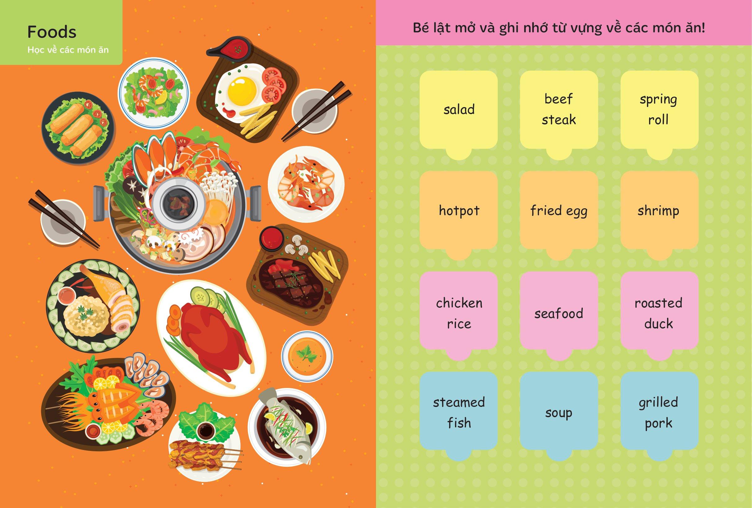 Lật Mở Từ Vựng Tiếng Anh Đầu Tiên Cho Bé - Cuốn 1