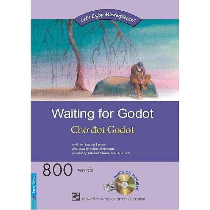 Combo Happy Readers Chờ đợi Godot + Hiệp sĩ Đông Ki Sốt (800 words kèm CD) - Bản Quyền