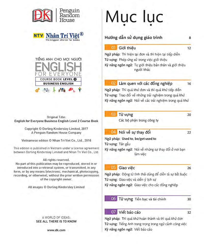 English For Everyone - Business English - Course Book Level 2 (Kèm 1 Đĩa CD -Room)