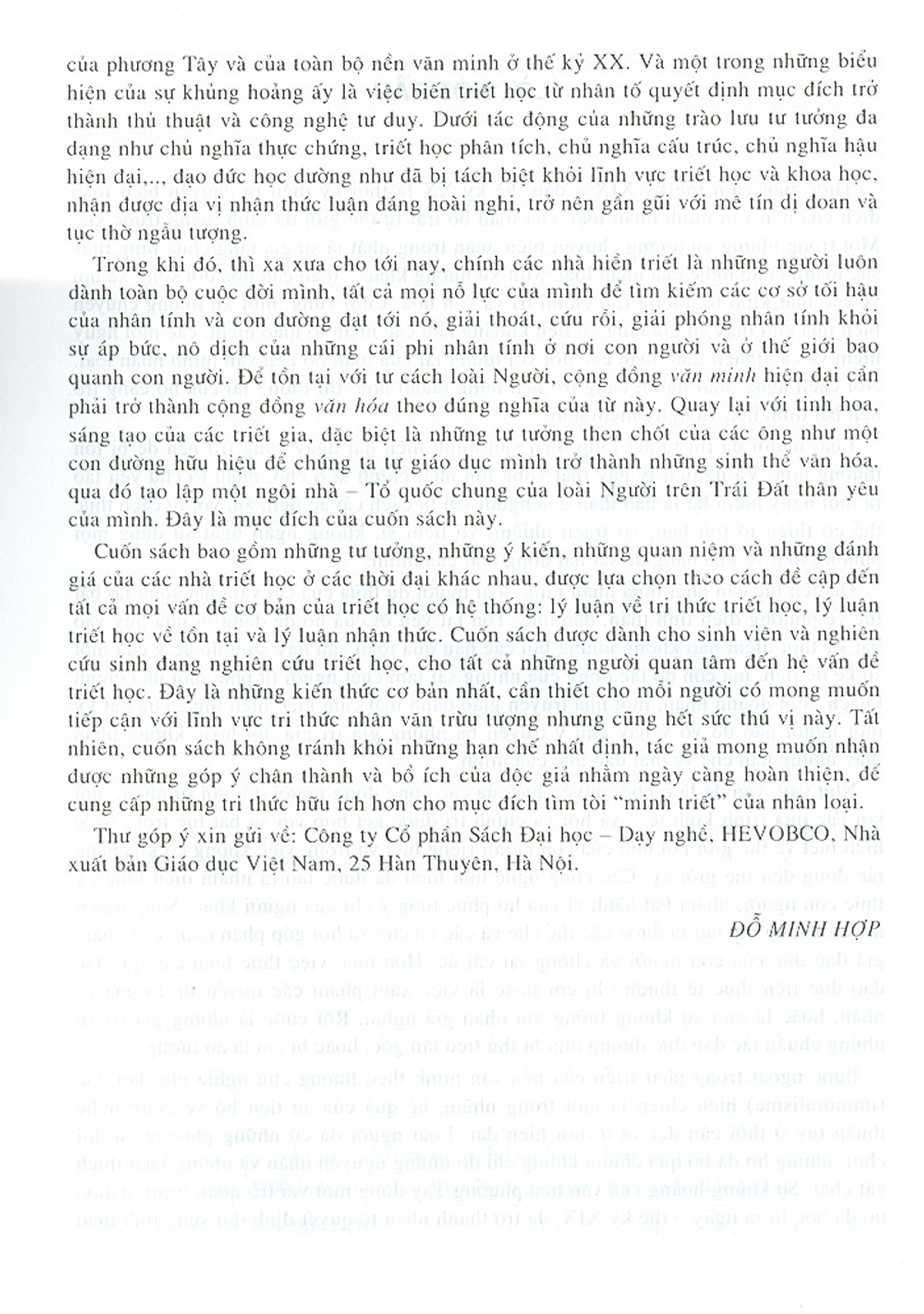 Nhập Môn Triết Học