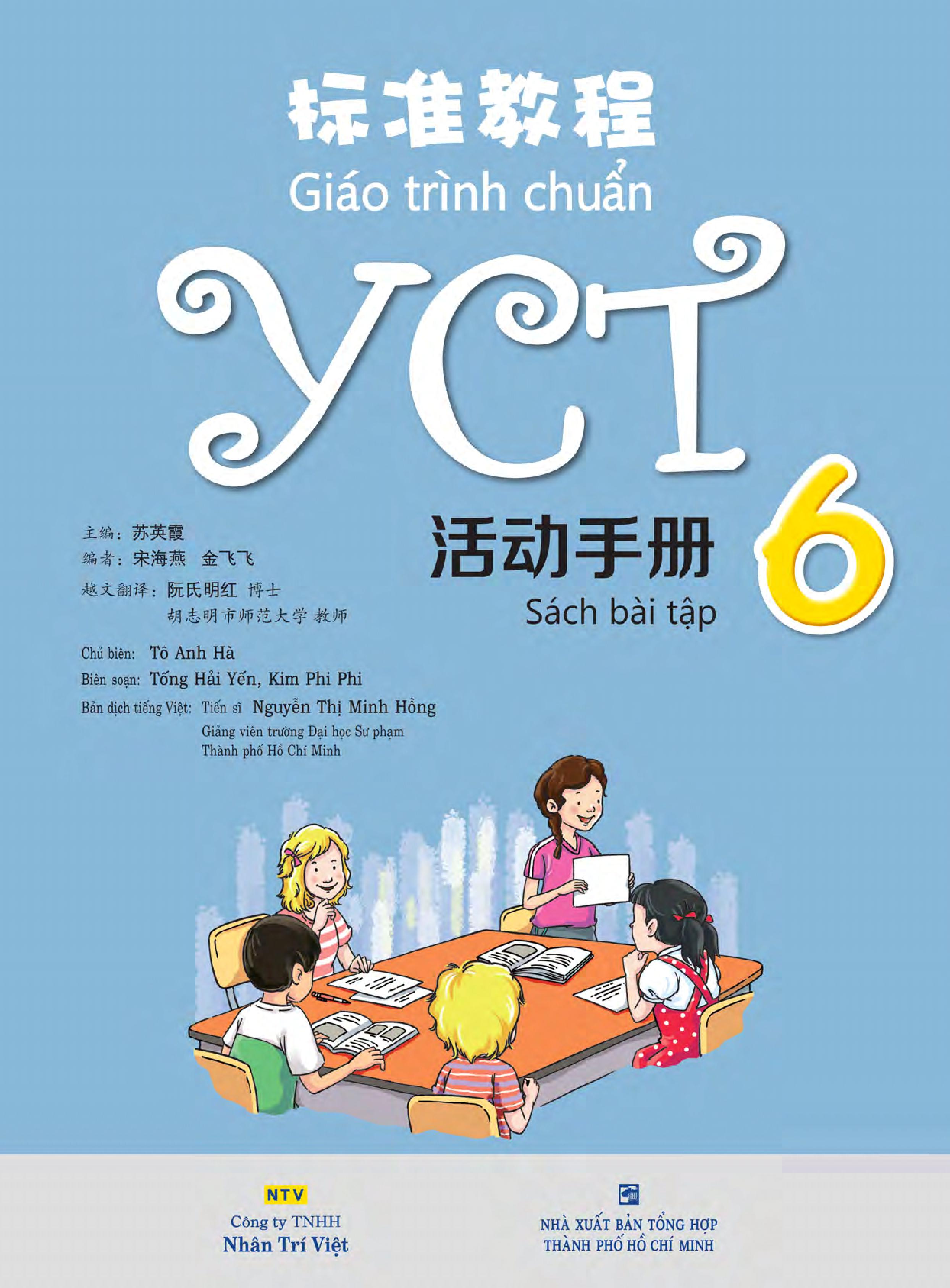 Sách- Combo: Giáo trình chuẩn YCT (Sách Bài Tập) Tập 1+ Tập 2+ Tập 3+Tập 4+ Tập 5+ Tập 6