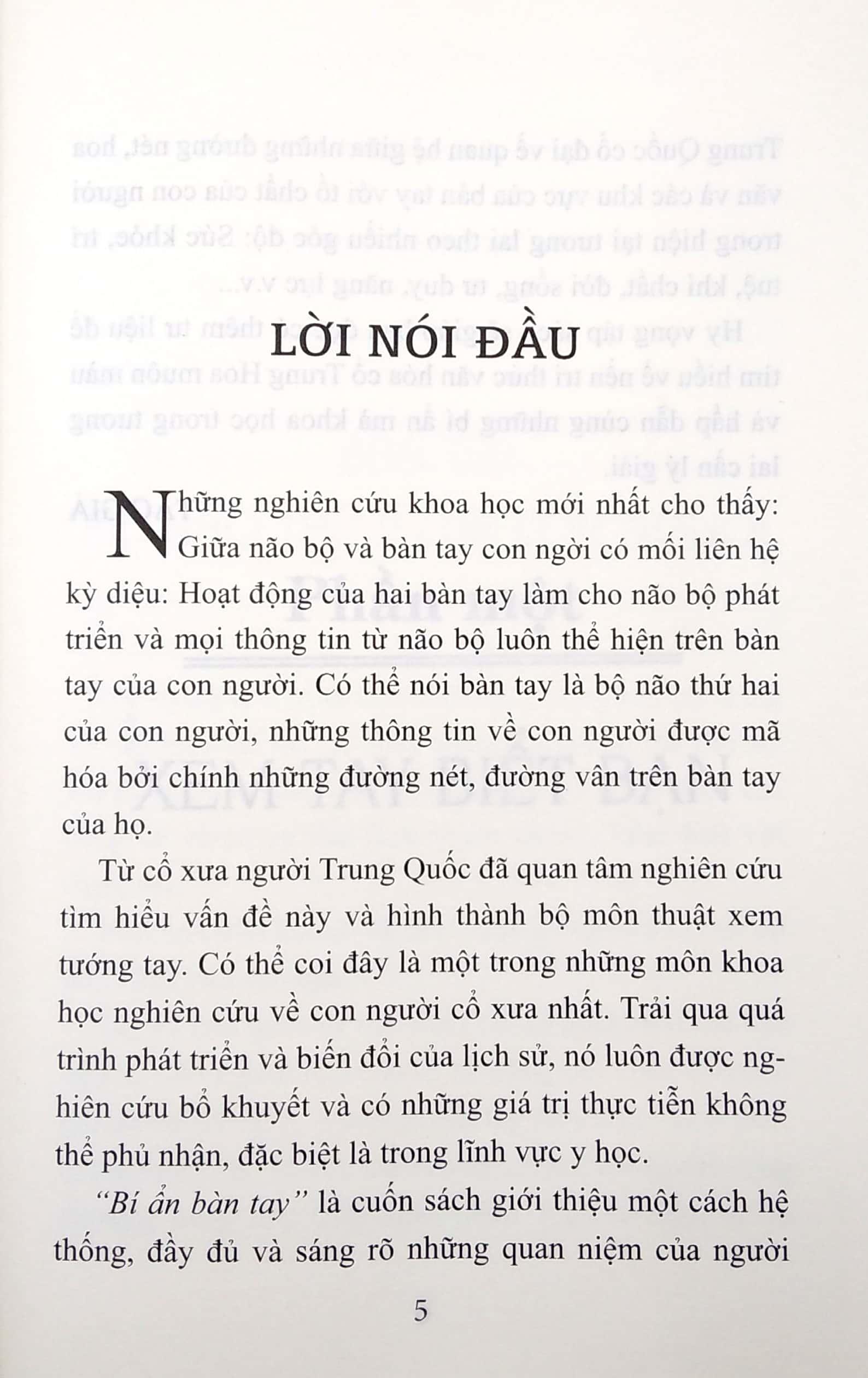 Bí Ẩn Bàn Tay (Sách Tham Khảo)