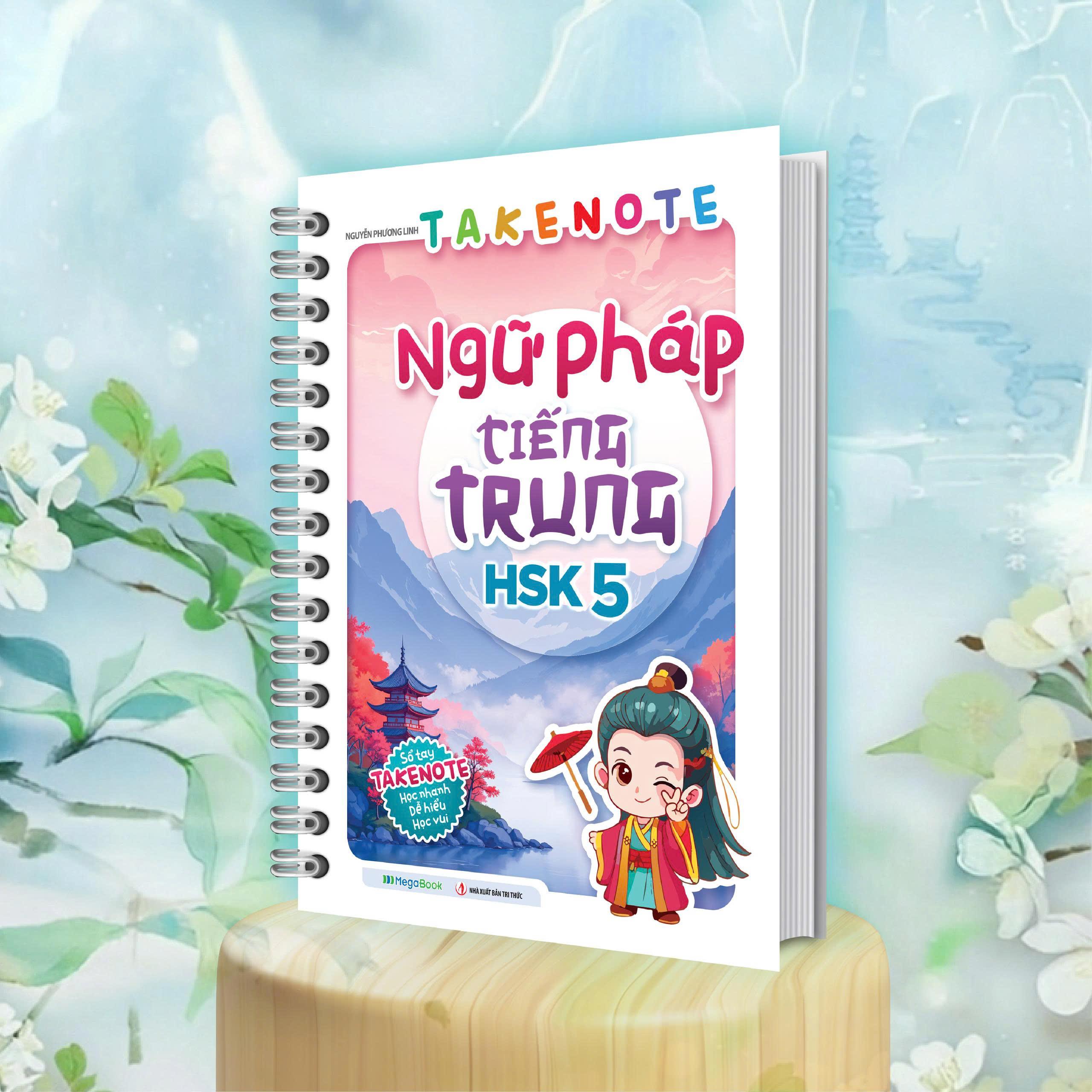 Sách - Takenote Ngữ Pháp Tiếng Trung HSK 5