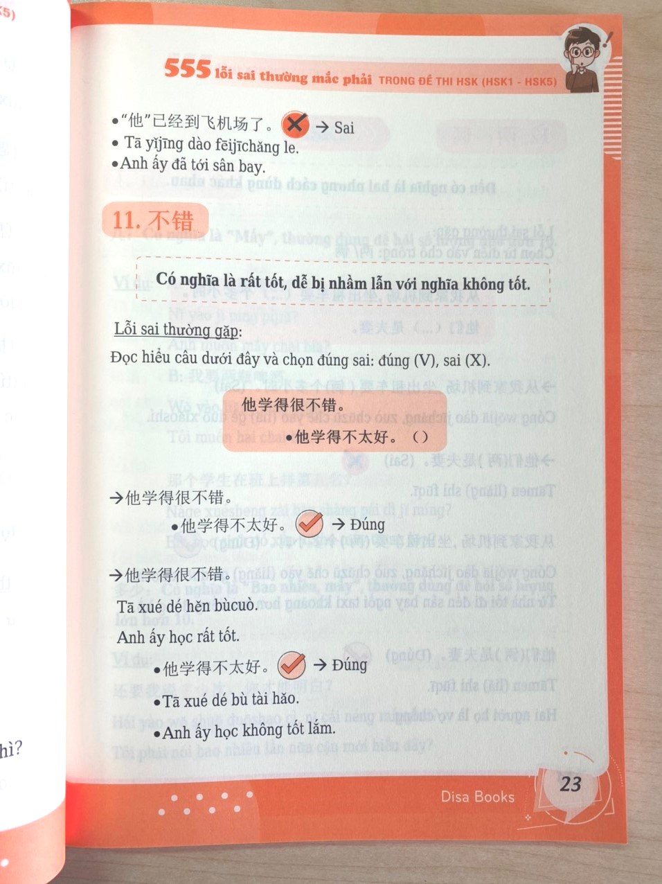 Combo 3 sách Bộ đề tuyển tập đề thi năng lực Hán Ngữ HSK 3 và đáp án giải thích chi tiết +555 Lỗi sai thường mắc phải trong đề thi HSK (HSK 3 đến HSK 5)+ DVD tài liệu