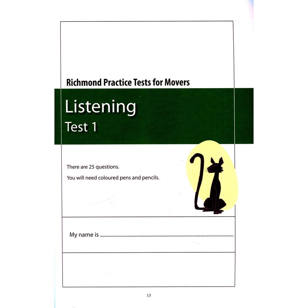 Richmond Practice Tests Movers - Bản Quyền