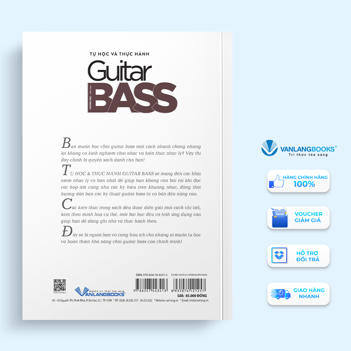 Tự Học Và Thực Hành Guitar Bass - Vanlangbooks
