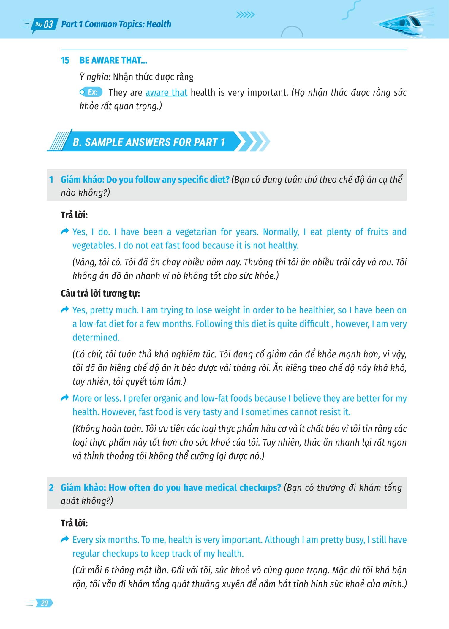 Ielts Cấp Tốc - 20 Ngày Speaking