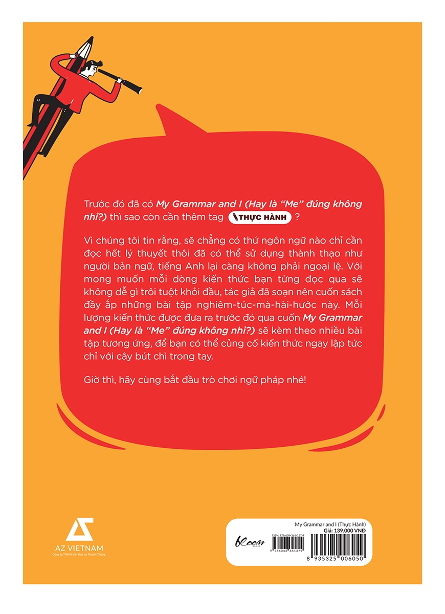 Sách AZ - My Grammar And I - Thực Hành (Tặng Bookmark)