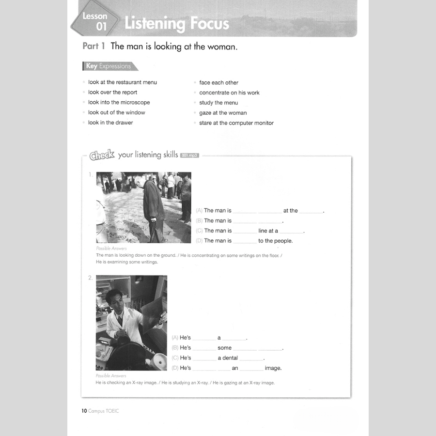 Campus Toeic - Kèm CD Hoặc File MP3 (Tái Bản)