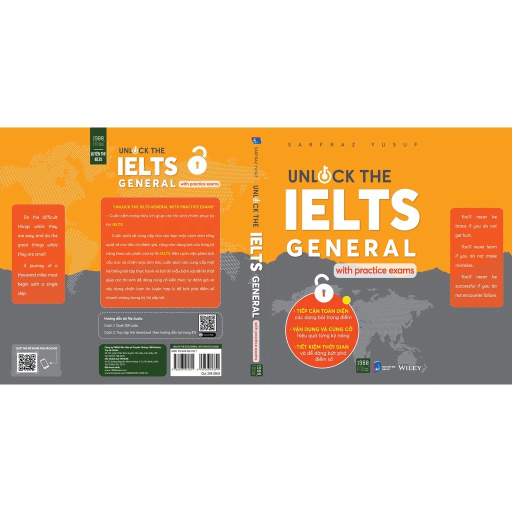 Sách Unlock the ielts general with practice exams - BẢN QUYỀN