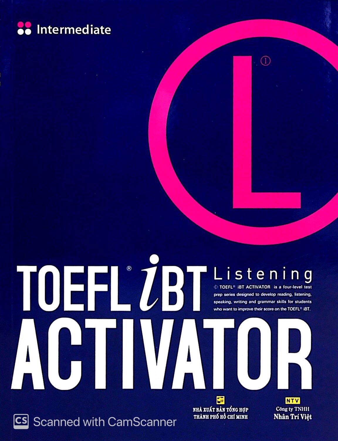 TOEFL iBT Activator Listening Intermediate (Kèm CD)