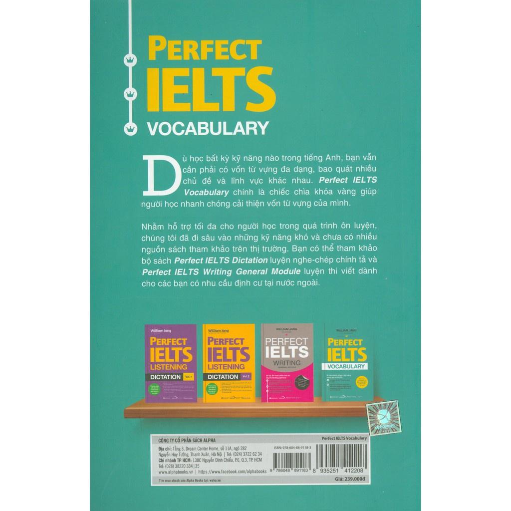 Perfect Ielts Vocabulary - William Jang (Tái Bản Mới Nhất) - Bản Quyền