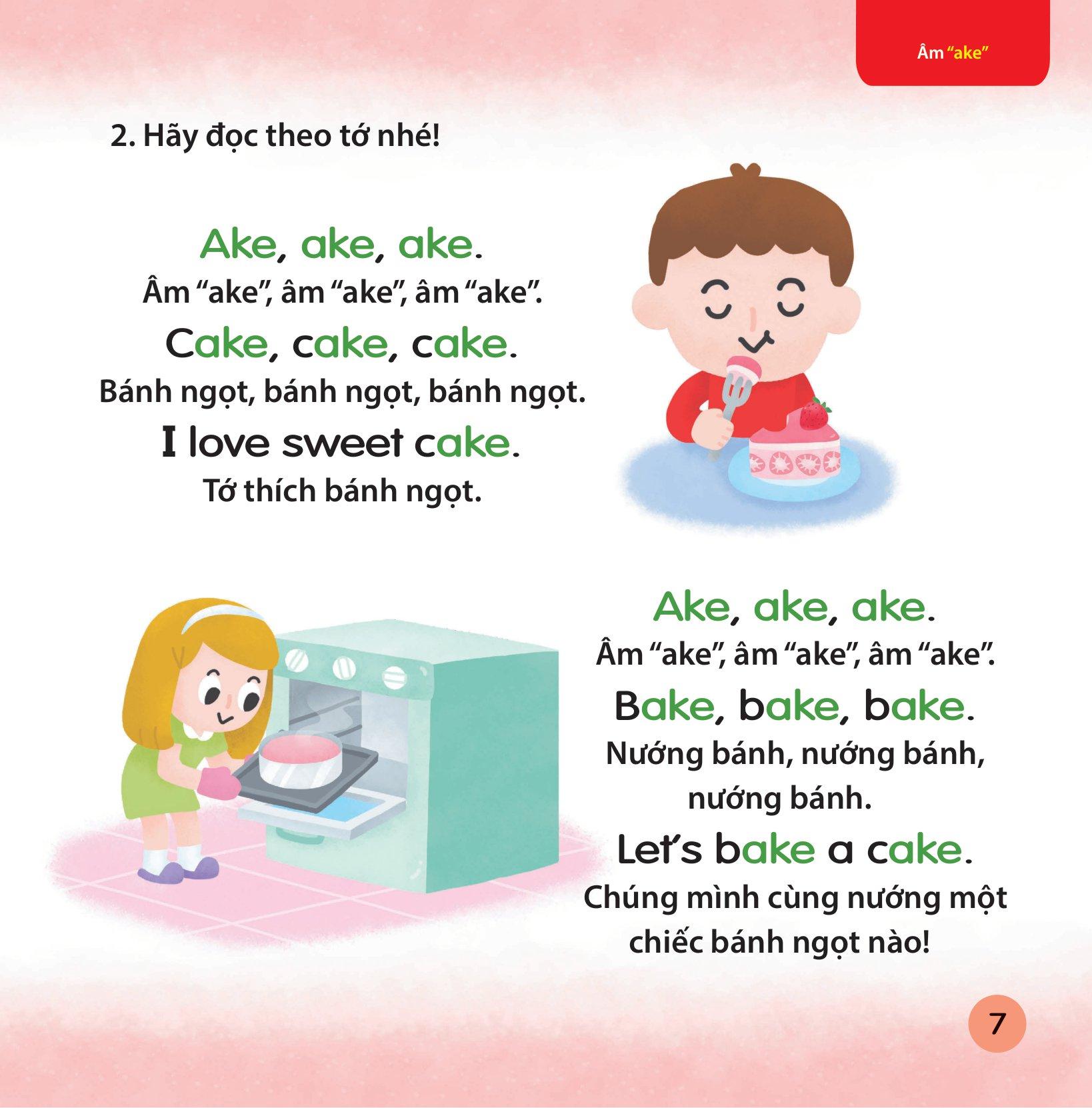 Cùng Con Học Ngữ Âm Tiếng Anh Qua 3 Cấp Độ - Nguyên Âm Dài