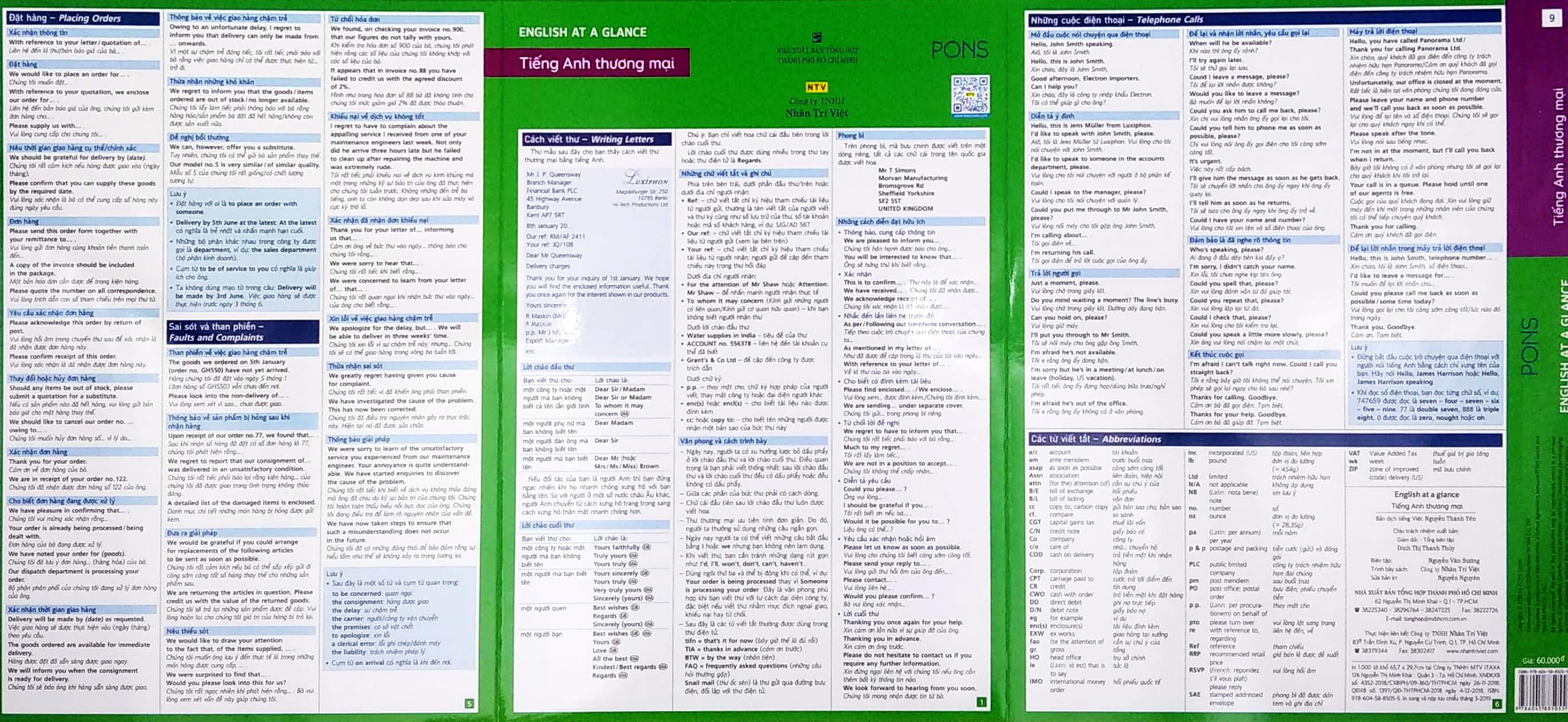 English At A Glance – Tiếng Anh Thương Mại