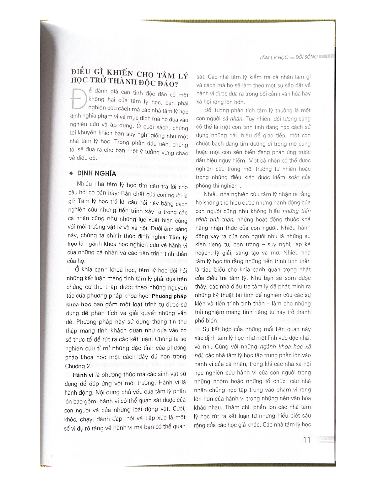 Tâm Lý Học & Đời Sống (Tái Bản) - Vanlangbooks