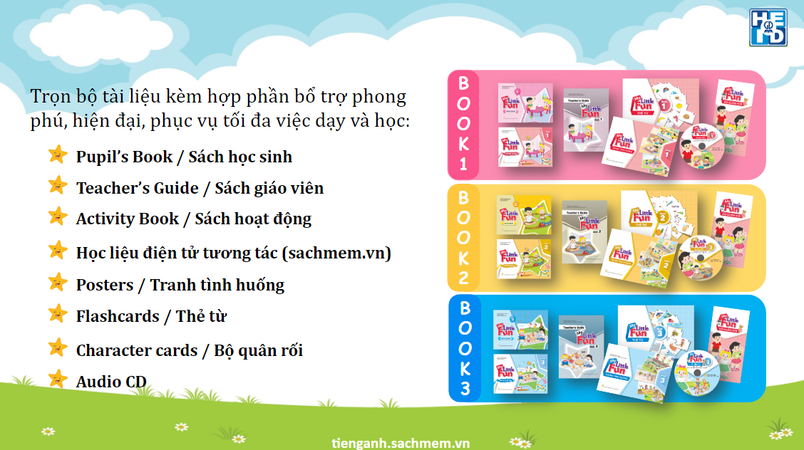 Bộ My Little Fun book 1 Class book+Activity book (3-4 tuổi)