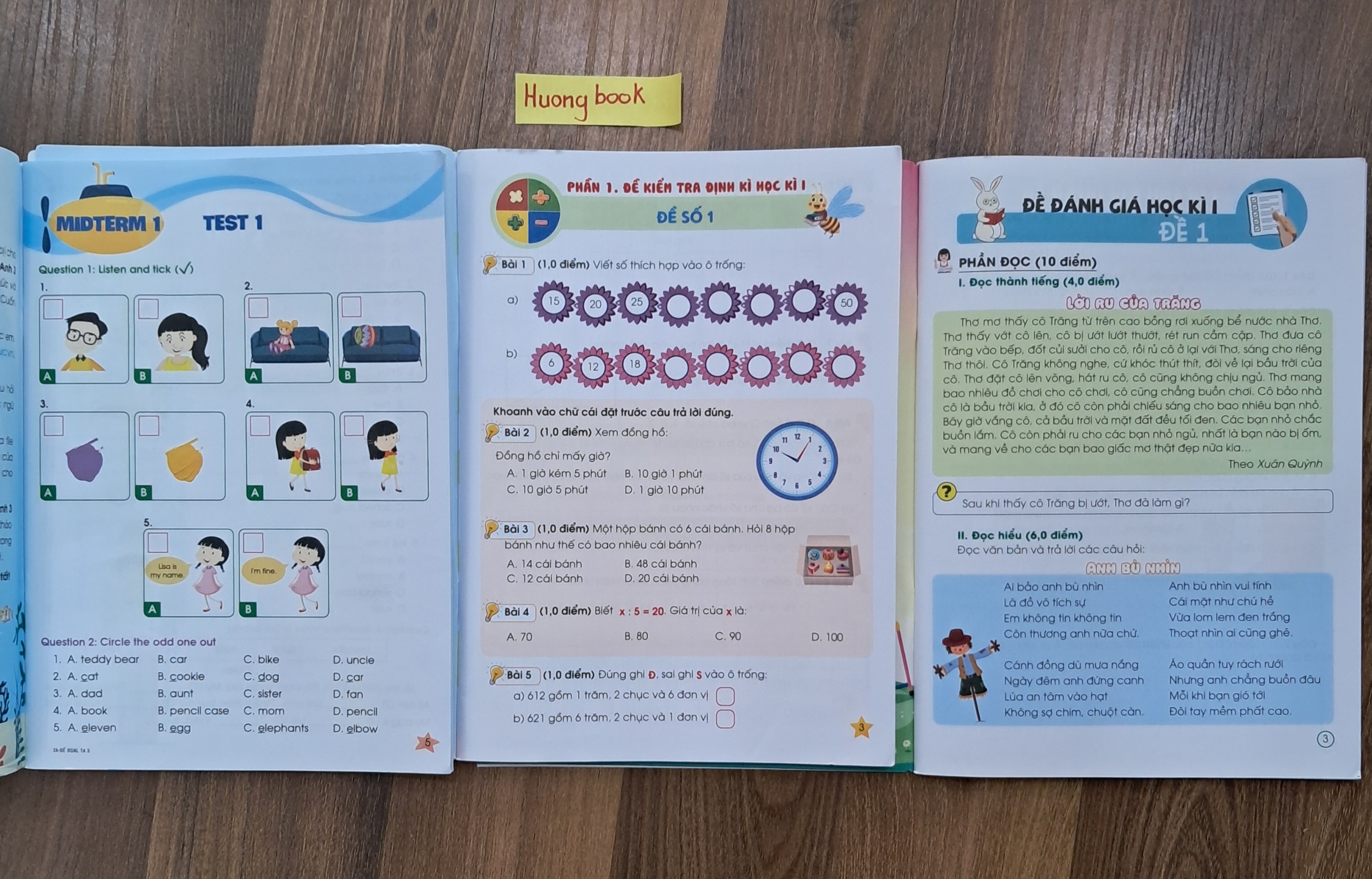 Sách - Đề Đánh giá năng lực Tiếng Anh 3 (KP)