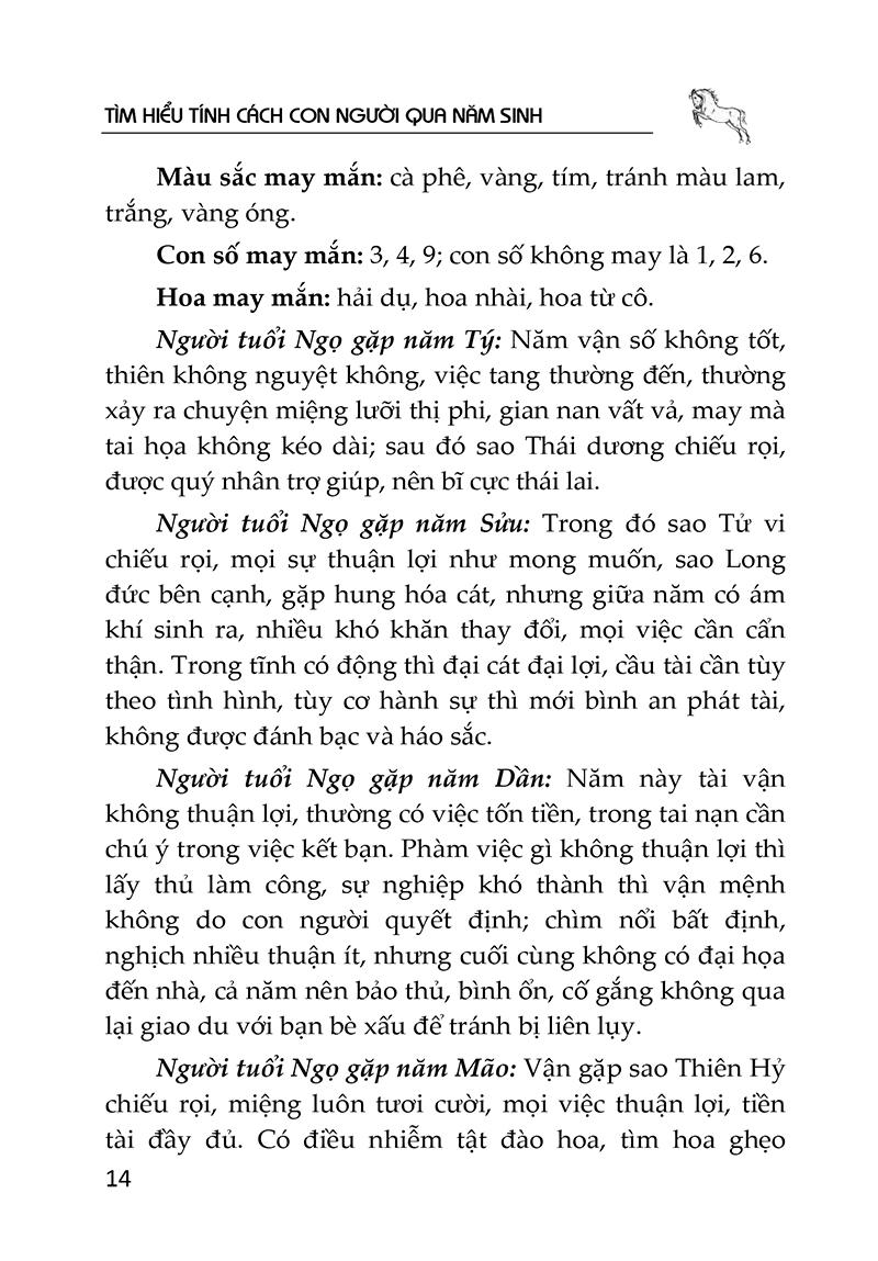 Tìm Hiểu Tính Cách Con Người Qua Năm Sinh Tuổi Ngọ