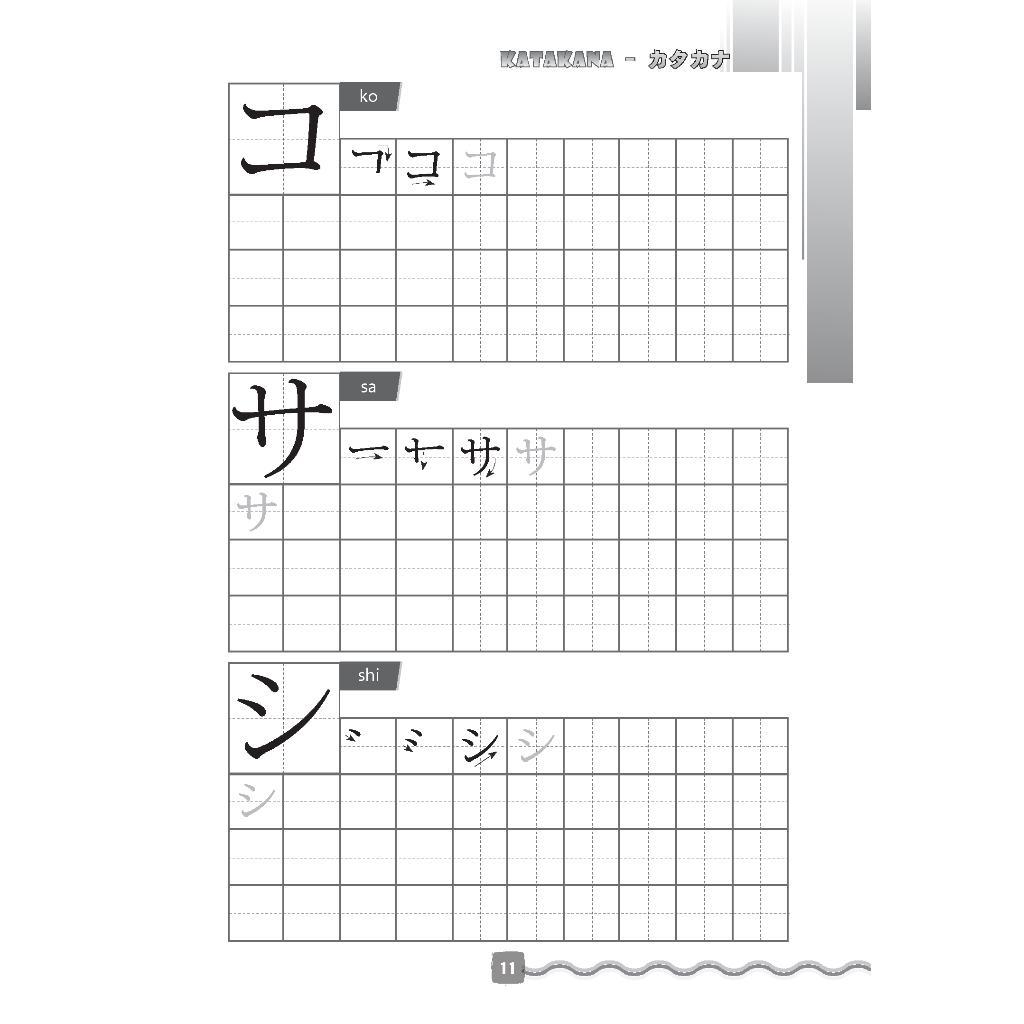 Sách - Tập Viết Tiếng Nhật Căn Bản Katakana - Minh Thắng