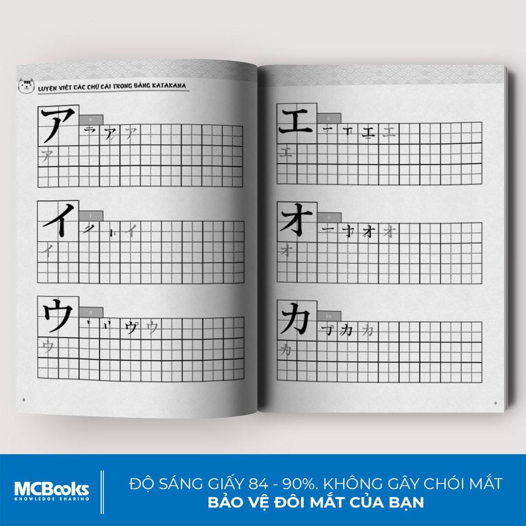 Tập Viết Tiếng Nhật Bảng Chữ Cái Katakana - Dành Cho Người Mới Bắt Đầu - Bản Quyền