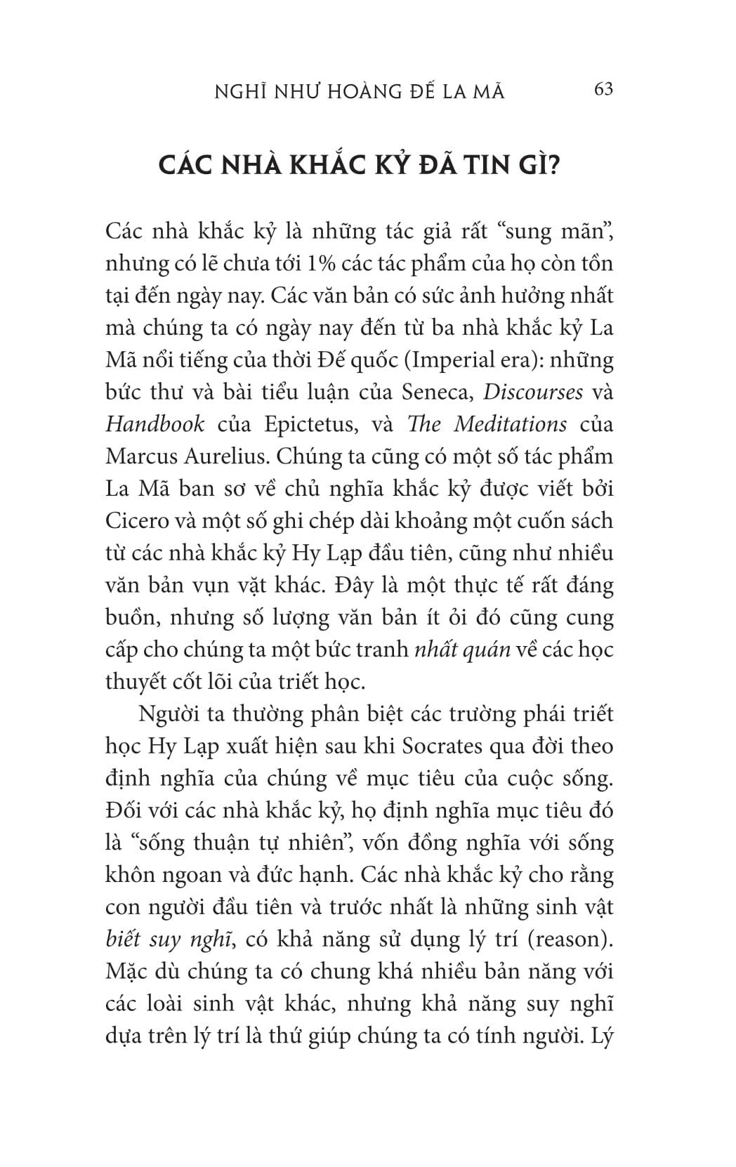 Nghĩ Như Hoàng Đế La Mã - Triết Lý Khắc Kỷ Của Marcus Aurelius
