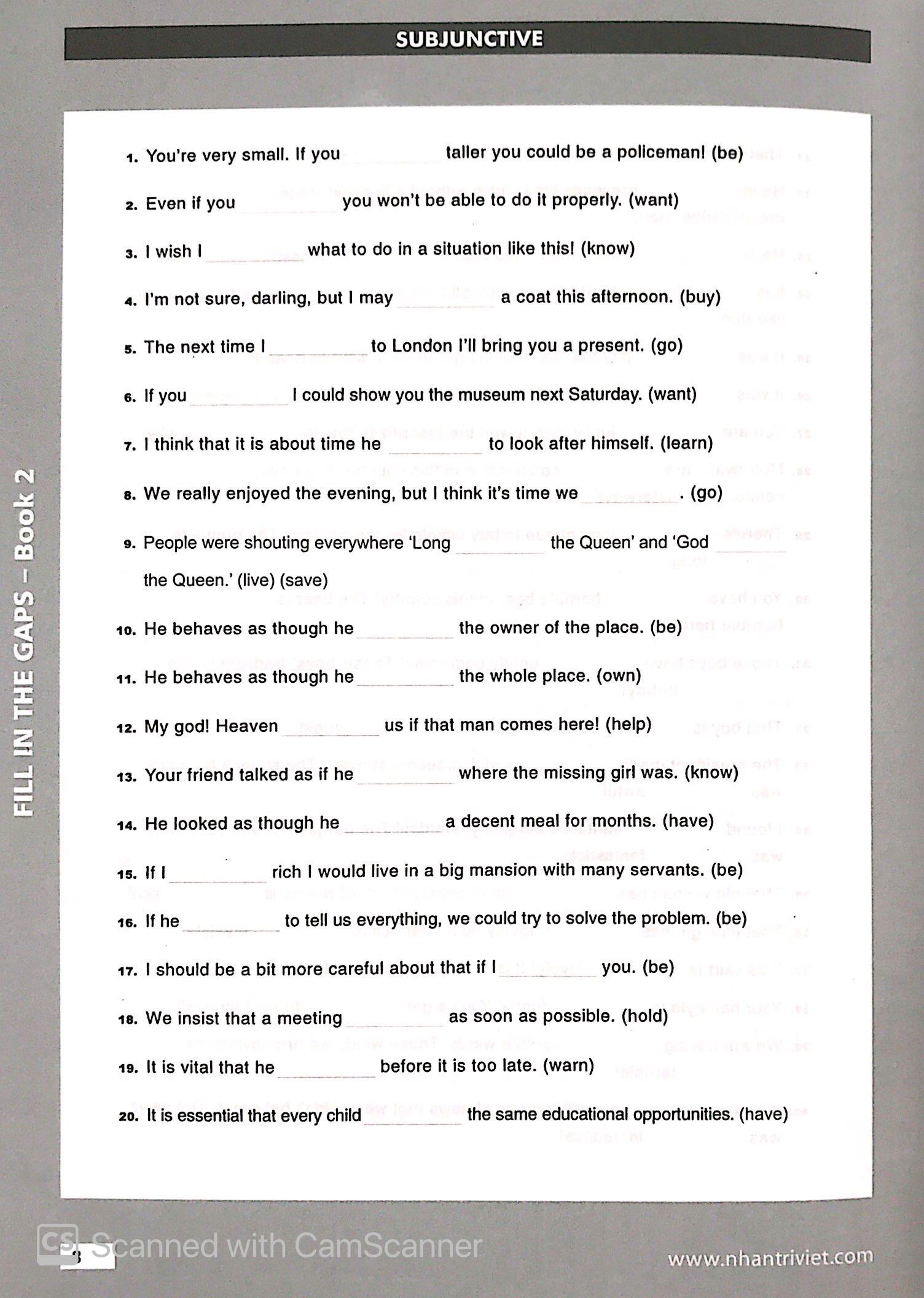 Fill In The Gaps - Book 2 (Không CD)