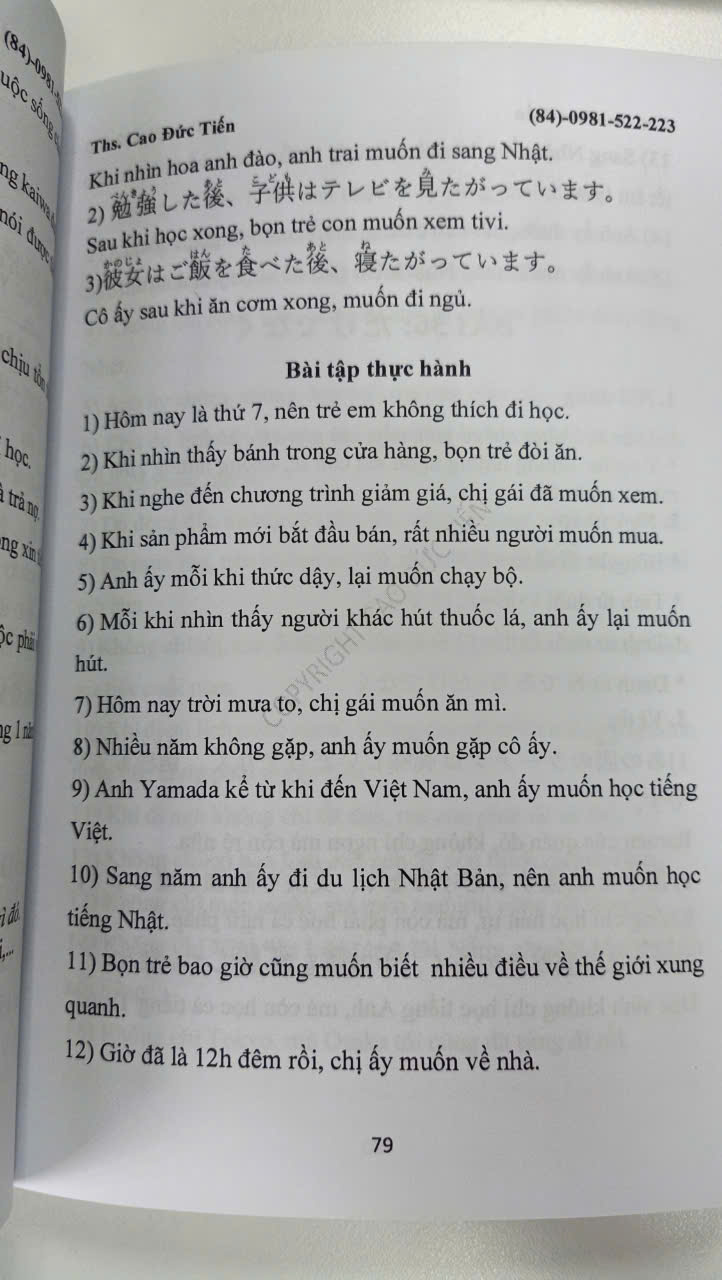 NGỮ PHÁP TIẾNG NHẬT TRÌNH ĐỘ N3-N2 TẬP 2