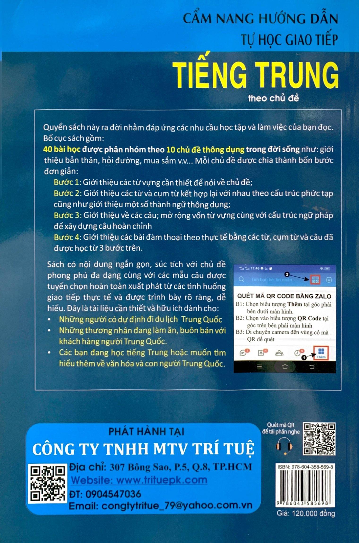 Cẩm Nang Hướng Dẫn Tự Học Giao Tiếp Tiếng Trung Theo Chủ Đề