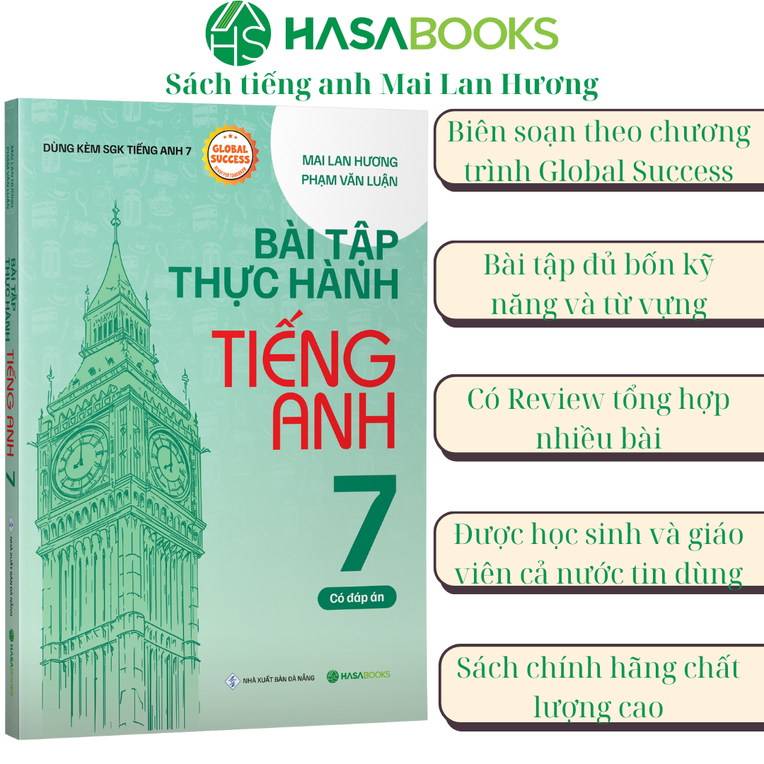 Combo 2 Cuốn Bài Tập + Thực Hành Tiếng Anh 7 Global Success (Có Đáp Án)