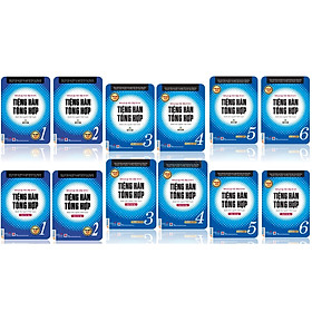 Sách Trọn Bộ Tiếng Hàn tổng hợp dành cho người Việt Nam ( Giáo trình sơ cấp 1 , sơ cấp 2 , sơ cấp 3 , sơ cấp 4 , sơ cấp 5 , sơ cấp 6 và sách bài tập ) ( trọn bộ 12 cuốn bản 2 màu ) nt