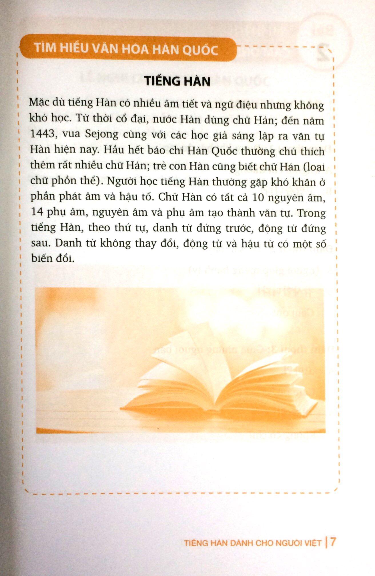 Tiếng Hàn Dành Cho Người Việt (Tặng Kèm 2CD) - Tái Bản