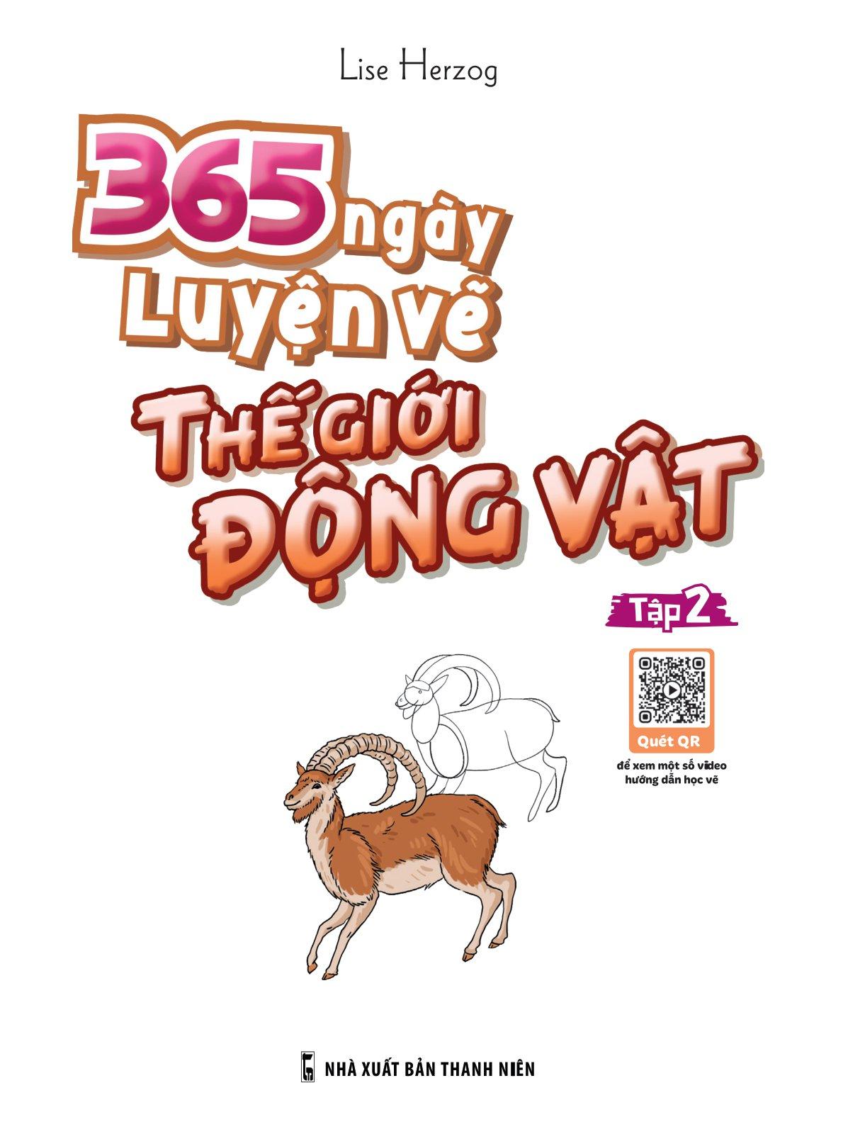 365 Ngày Luyện Vẽ Thế Giới Động Vật - Tập 2