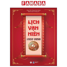 Sách - Lịch Vạn Niên 1932-2050 - Bìa Cứng (Tái Bản 2025)