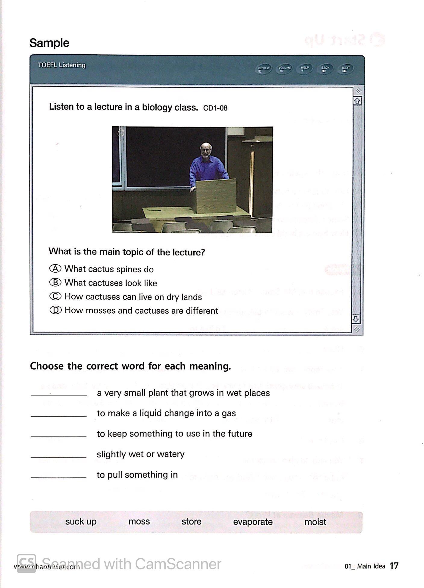 TOEFL iBT Activator Listening Intermediate (Kèm CD)