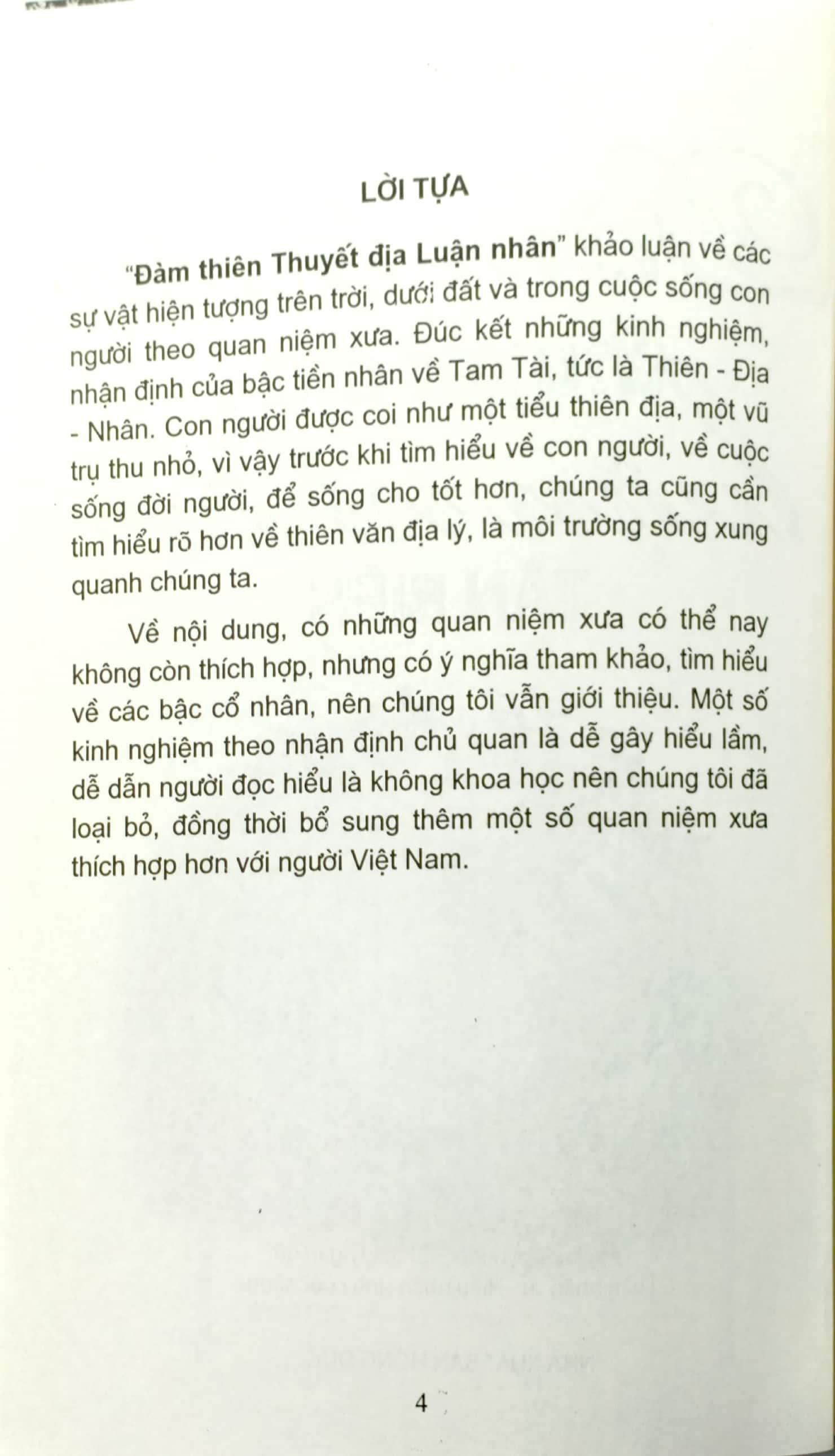Đàm Thiên Thuyết Địa Luận Nhân