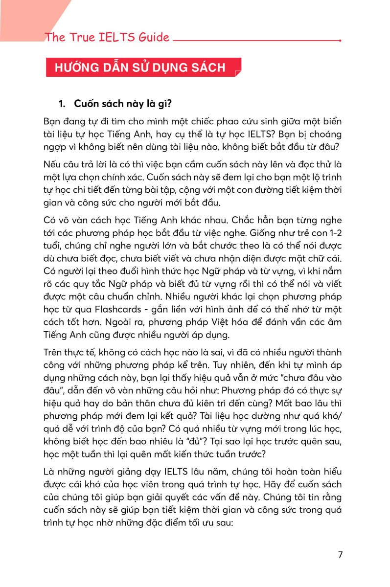 The True IELTS Guide - Lộ Trình Học Ielts Cho Người Mới Bắt Đầu - MC