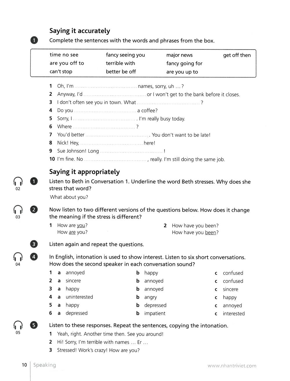 Collins - English For Life - Speaking B2 Uper Intermediate (Kèm CD)
