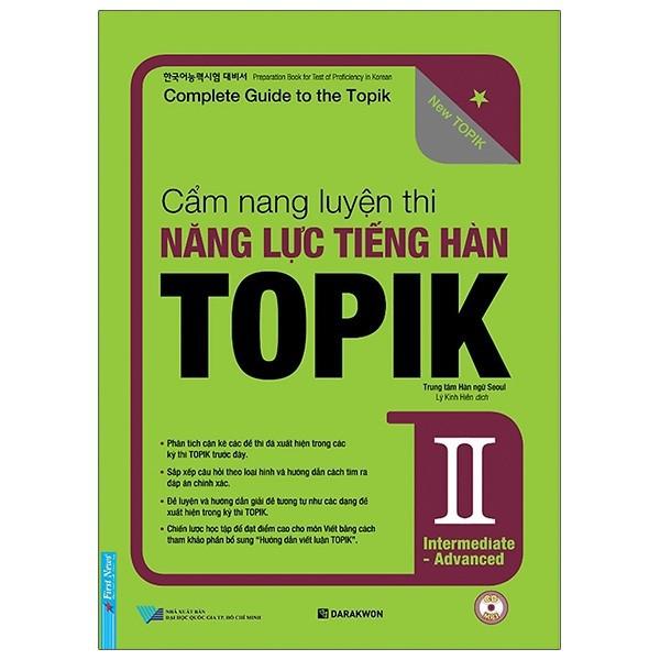 - Combo Cẩm Nang Luyện Thi Năng Lực Tiếng Hàn TOPIK ( Tập 1 + Tập 2 ) + CD - - Bản Quyền