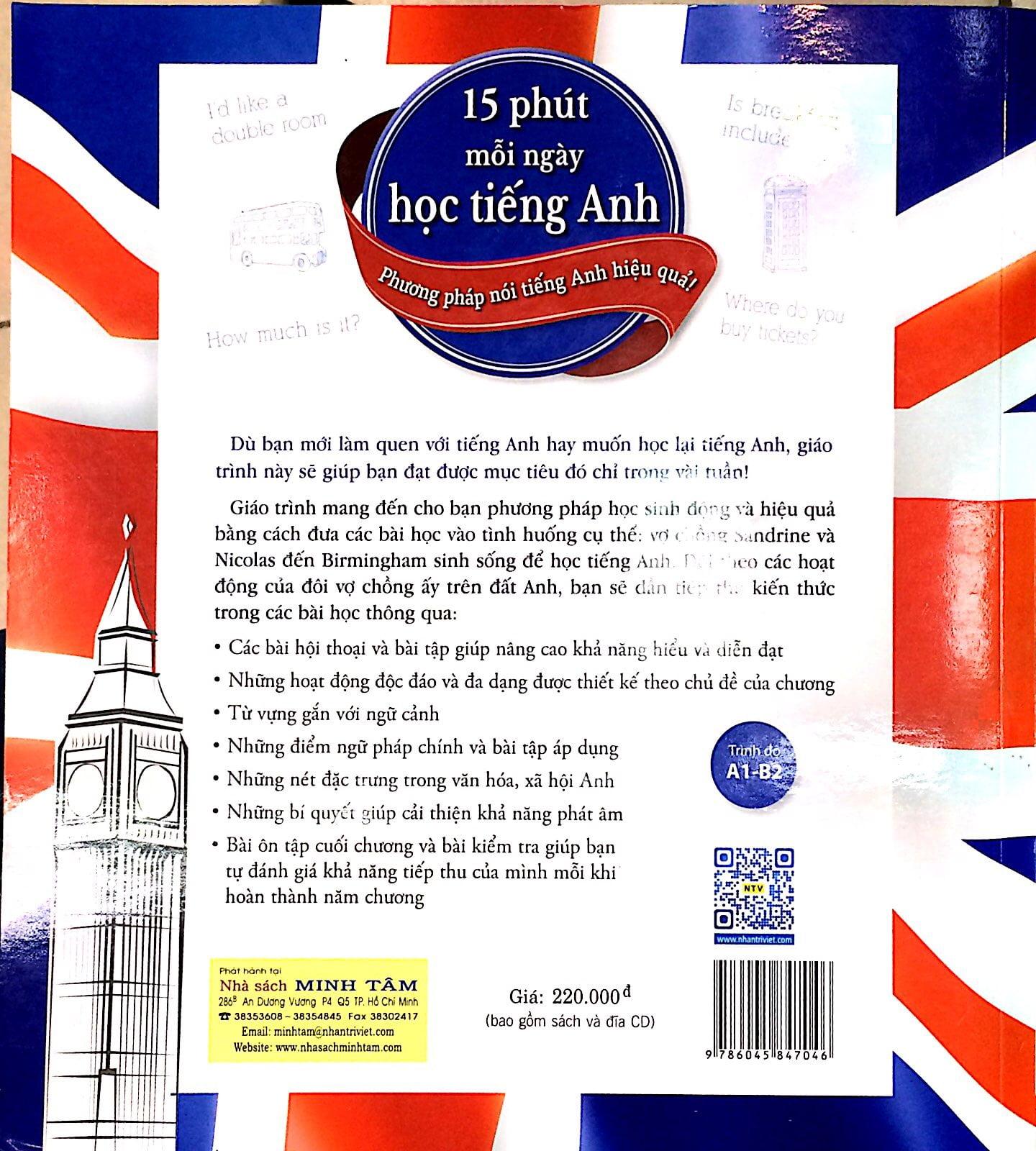15 Phút Mỗi Ngày Học Tiếng Anh (Kèm CD)