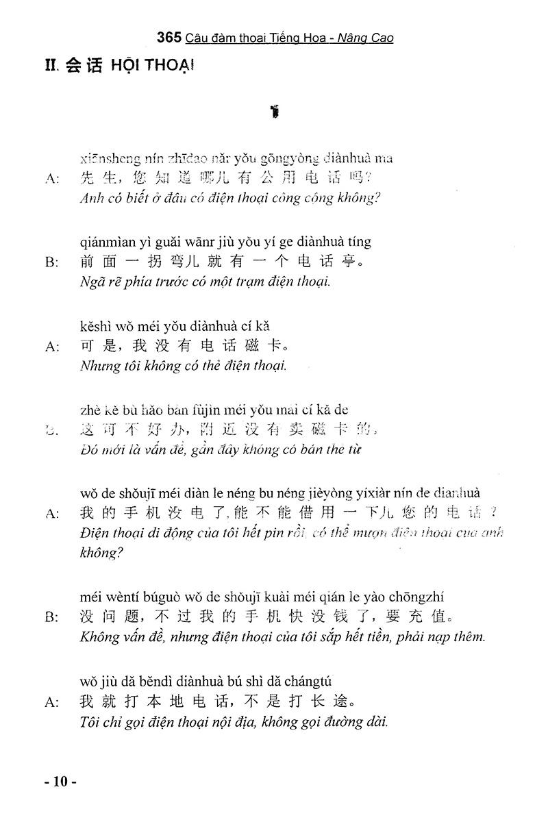 365 Câu Đàm Thoại Tiếng Hoa (Quyển 2: Nâng Cao) (Kèm CD)
