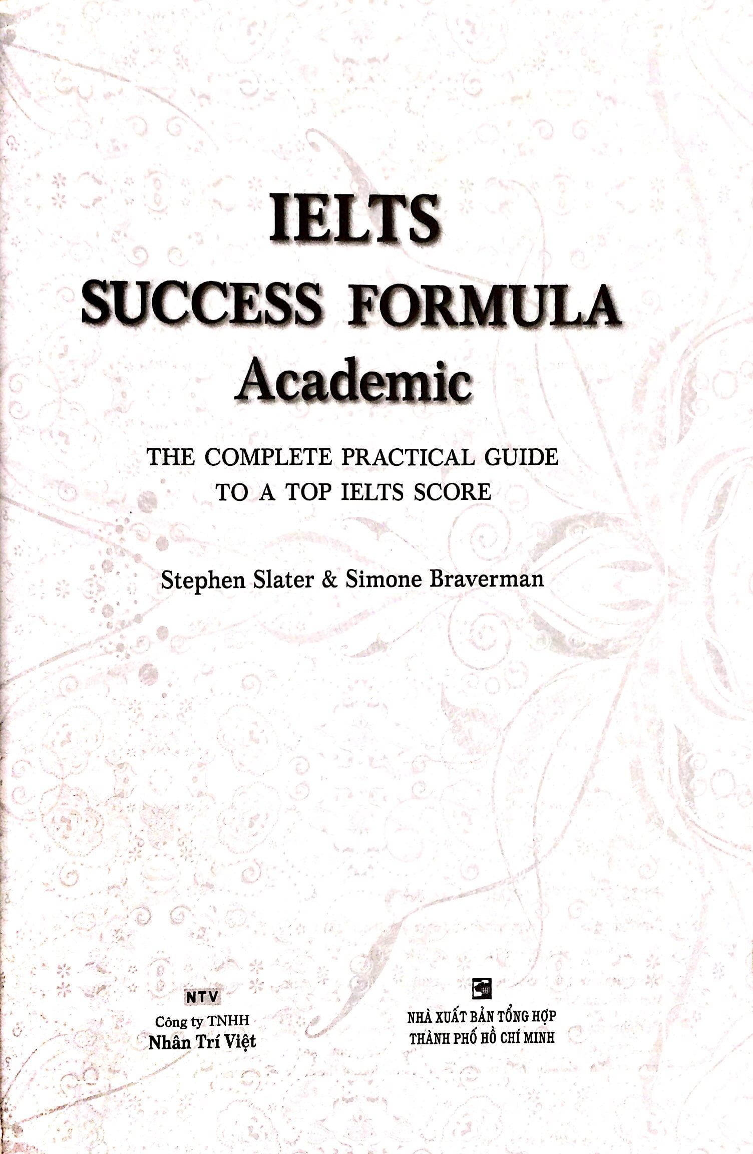 IELTS Success Formula Academic (Kèm CD)