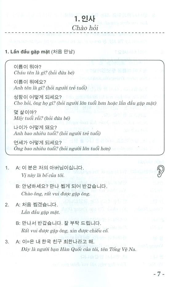 Đàm Thoại Tiếng Hàn Trong Tình Huống Thực Tế